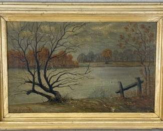 American Lake Landscape, Early 20th Century