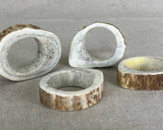 Antler Slice Napkin Ring Group