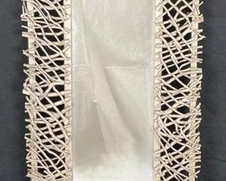 Mirror with Twig Frame