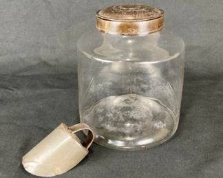 Blown Glass Canister