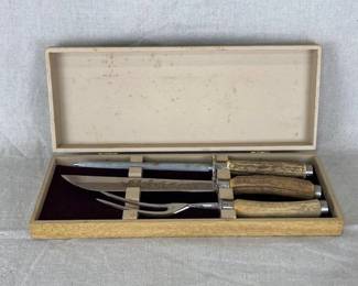 Stag Antler Handled Steak Flatware