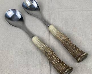 Stag Horn Salad Utensil Set