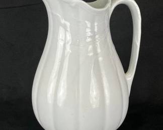 W. & E. Corn Ironstone Pitcher