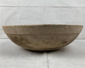 Turned Primitive Dough Bowl