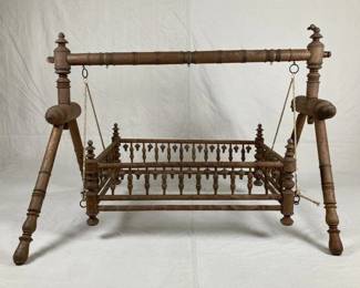 Moorish Spanish-Style Child’s Crib