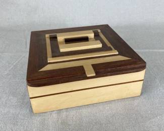 Inlaid Folk Art Box