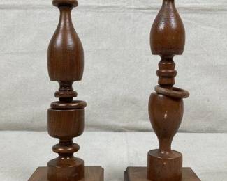 Wood Candlesticks