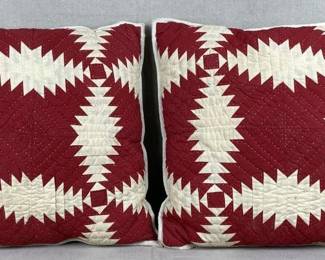 Pair of Quilted Pillows