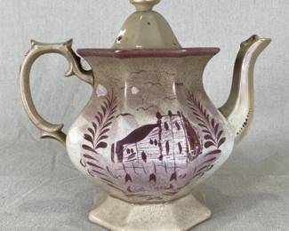 Ceramic Painted Teapot