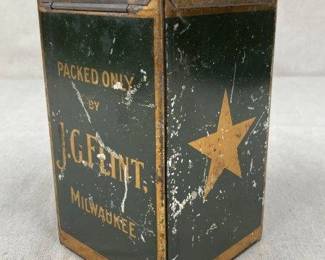 Coffee Advertisement Tin