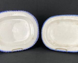 Two Feather Edge Plates