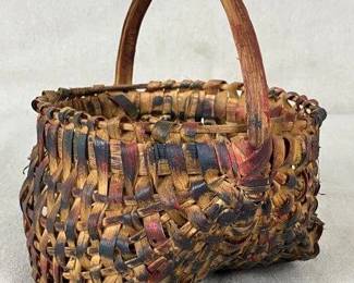 Small Split Oak Buttocks Basket