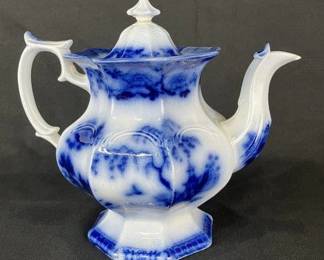Maddock Blue Flow Porcelain Teapot