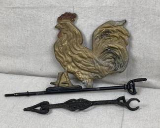 Rooster Weathervane, Early 20th Century