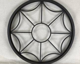 Wrought Iron Medallion Wall Plaque