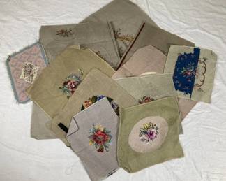 Needlepoint with Floral Motif Collection