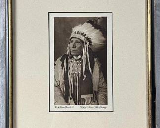 Rodman Wanamaker Photogravure of Native American Chief