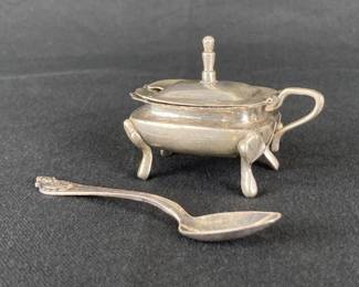 Sterling Silver Condiment Pot