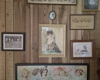 Antique pictures. Picture by the yard advertising picture for Yankee Label Bread