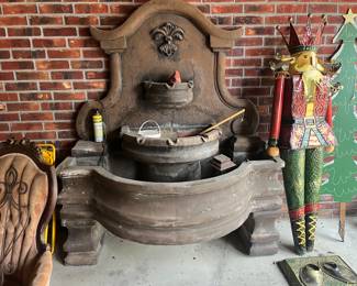 Italian villa style fountain