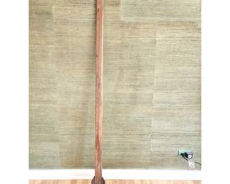 Antique Wooden Apple Butter Stirrer 6ft Handle 20” Paddle - Farm Kitchen Tool - Primitive