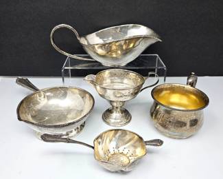 Assorted Sterling Silver Pieces - For Sauces and Gravy- Over 500g