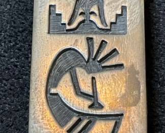 Money Clip Native American Fertility Symbol, Kokopelli.