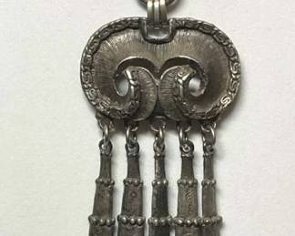Astri Holthe Vintage Pewter Necklace Norway