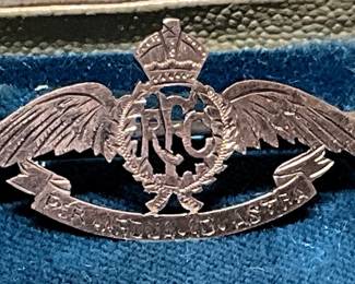 WW1 Royal Flying Corps RFC Sweetheart Brooch, A Romantic Token Exchanged During The War