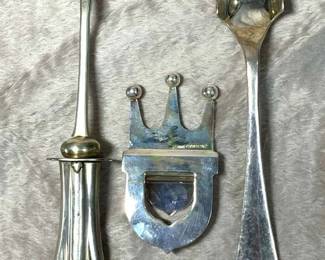 Vintage Silver Plate Bone Marrow Spoon