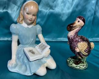 Royal Doulton Alice And Dodo Figurines