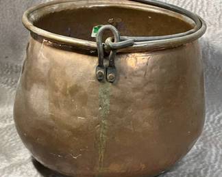 Irish Hand Made Copper Cauldron