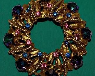 Vintage multicolored brooch