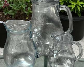 Pasabahce Turkey Clear Glass Pitchers