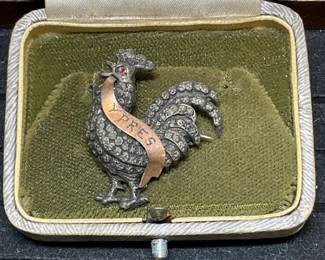 WW1 Ypres Rooster Pin