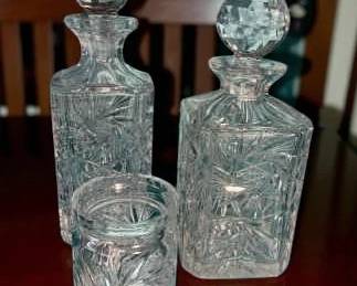 Cut Crystal Decanters
