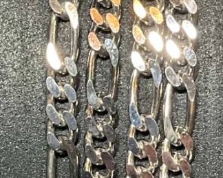 Italian Sterling Silver Link Necklace