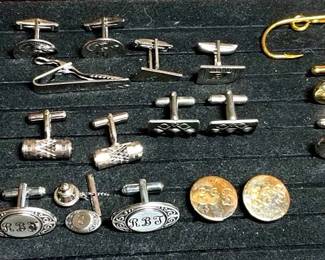 Mens Jewelry Tie Bar, Cuff Links Such