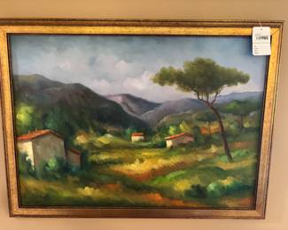 Italian Countryside Painting
