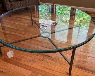 Josephine Glass Round Coffee Table 