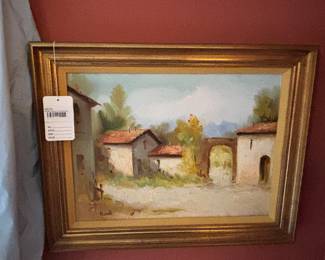 Signed Oil Painting 