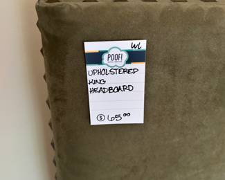 Upholstered King Headboard 