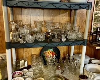 Miscellaous glass and stoneware