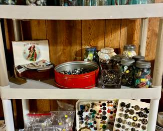 Buttons and more Buttons. Great for collectors or resellers
