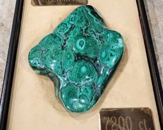 Malachite 7200 carat specimen