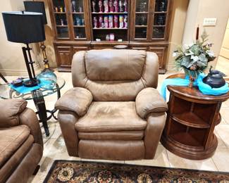 Microfiber recliner