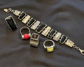 Assorted Silpada sterling silver jewelry
