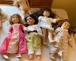 5 American Girl Pleasant Dolls