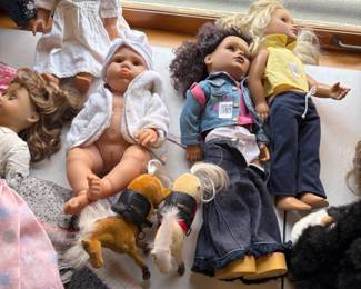 We have plenty of American Girl clothes and accessories.