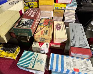 Ho train kits, cars etc. 